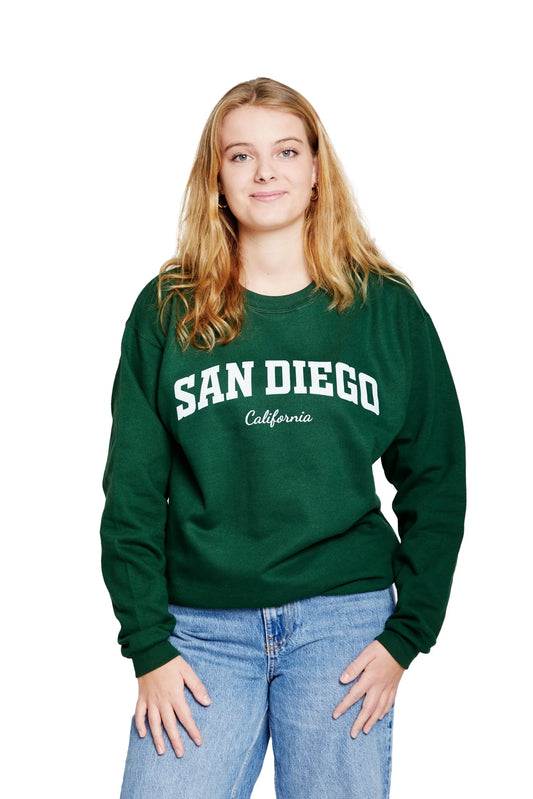 San Diego sweatshirt grøn