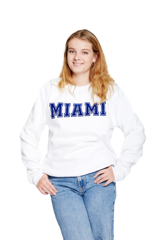 Miami sweatshirt hvid